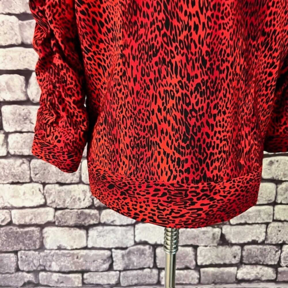 Patchington Red & Black Fully Lined 3/4 Sleeve Ja… - image 7